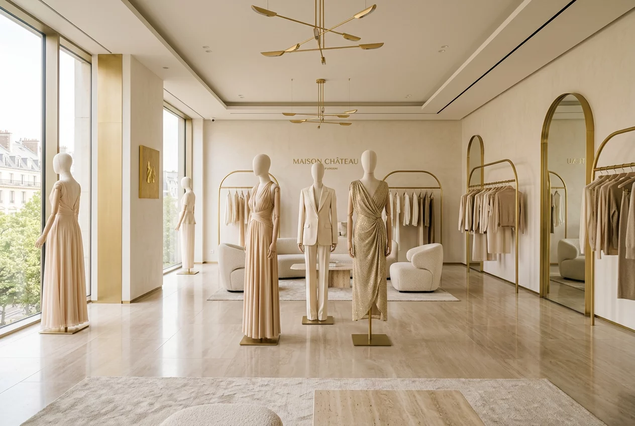 Luksusowy butik i kolekcje mody